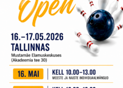 Bowling Open toimub 16-17.05.2026 Tallinnas
